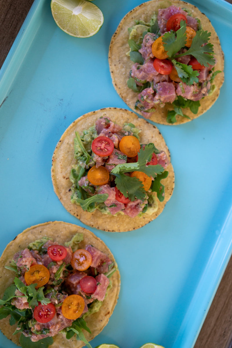 Tuna Tostadas – Saucy Gourmet