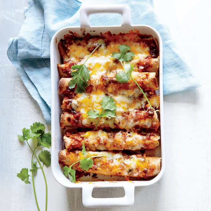 Black Bean & Sweet Potato Enchiladas