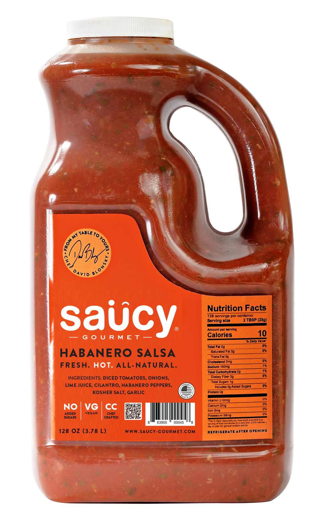 HABANERO SALSA 1 GALLON